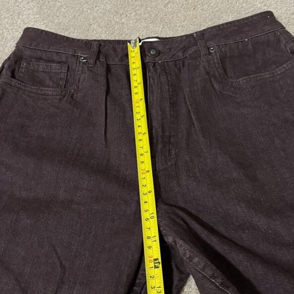 Coldwater Creek Women's Size 12 Straight Leg Brown Cotton Denim Jeans - Picture 8 of 16